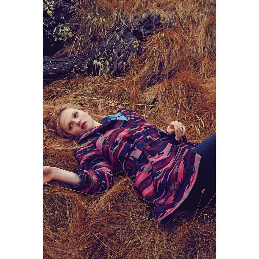 Tabitha Leona Wrap Coat Size M - Picture 2 of 8